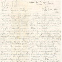 letter, front